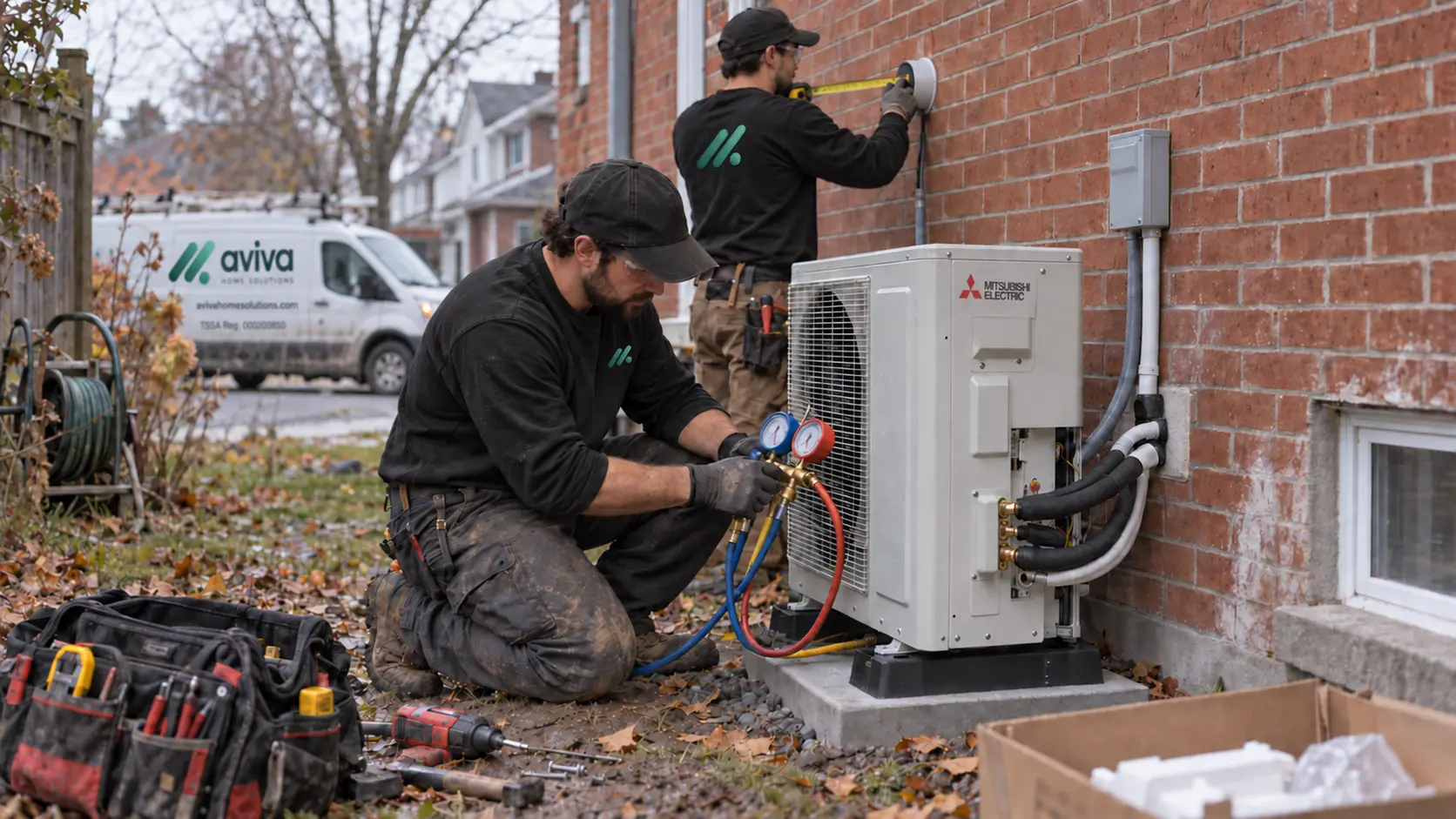 Representative imagery of Aviva installation work. Not a photograph of any customer's home.